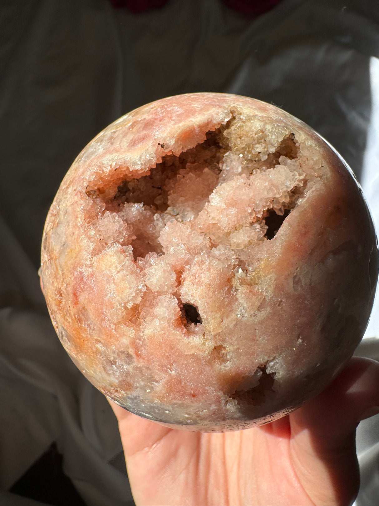 Pink Amethyst Sphere