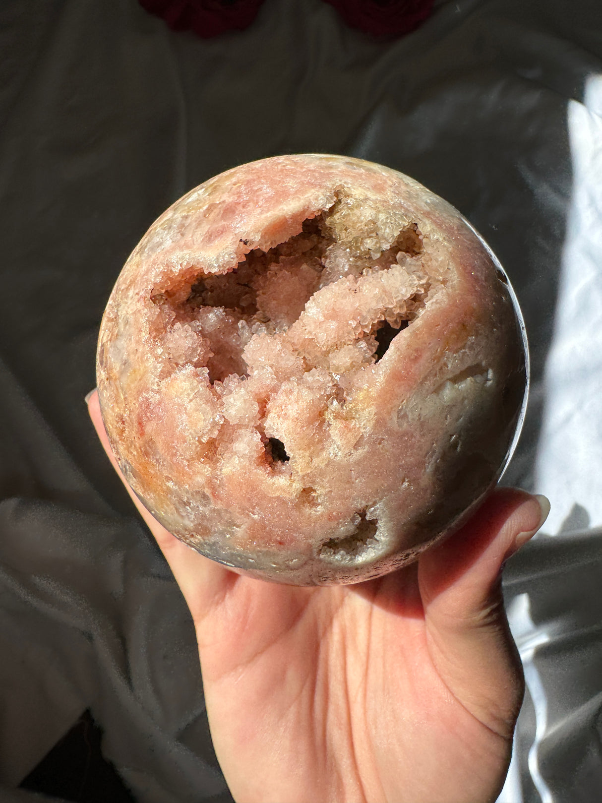 Pink Amethyst Sphere