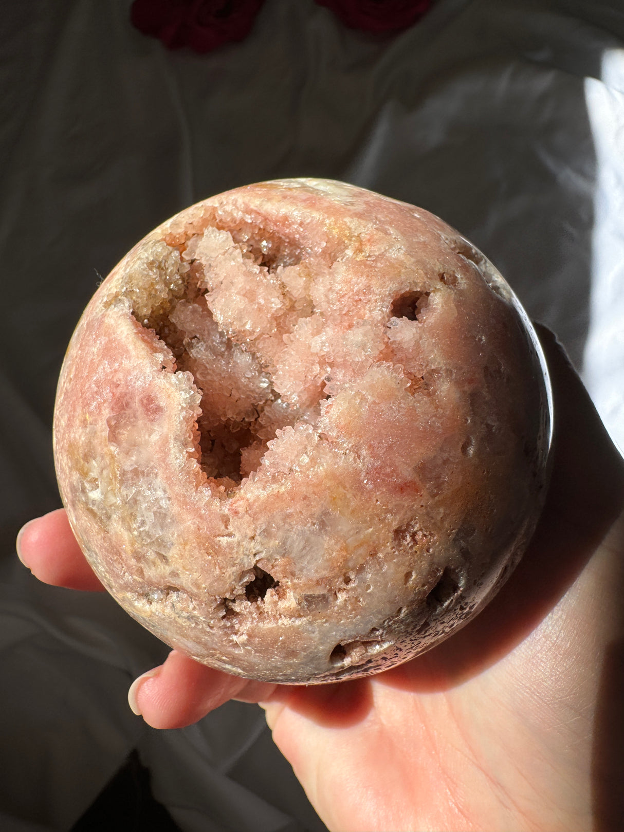 Pink Amethyst Sphere