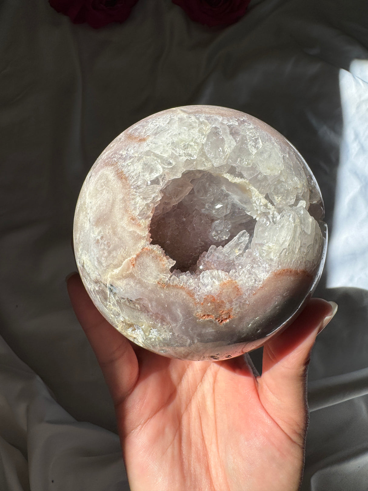 XL Pink Amethyst Sphere