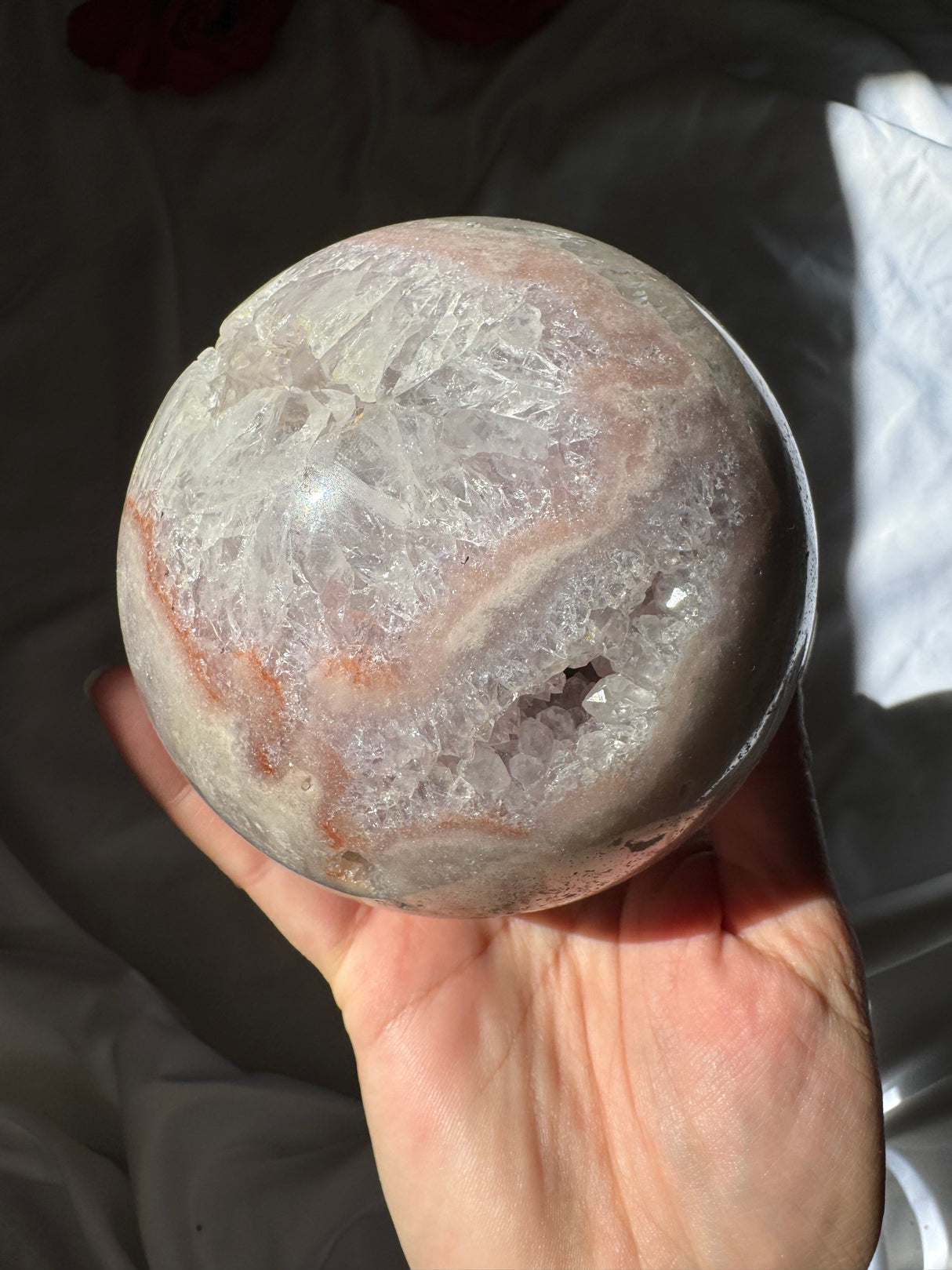 XL Pink Amethyst Sphere