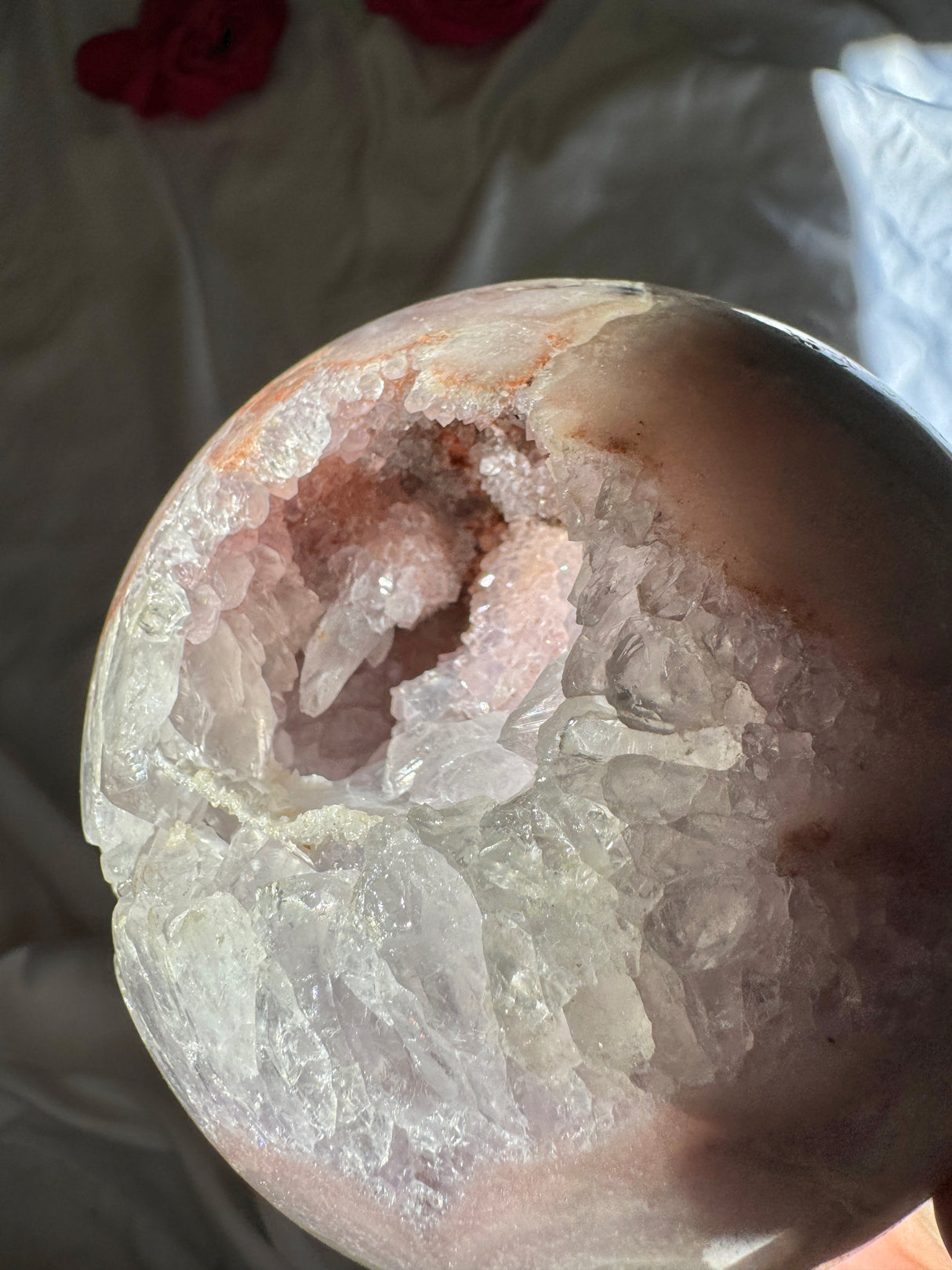 XL Pink Amethyst Sphere