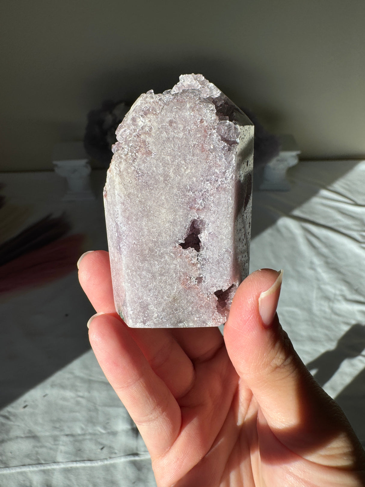 Lavender Pink Amethyst Tower