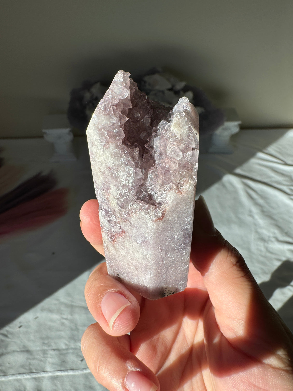 Lavender Pink Amethyst Tower