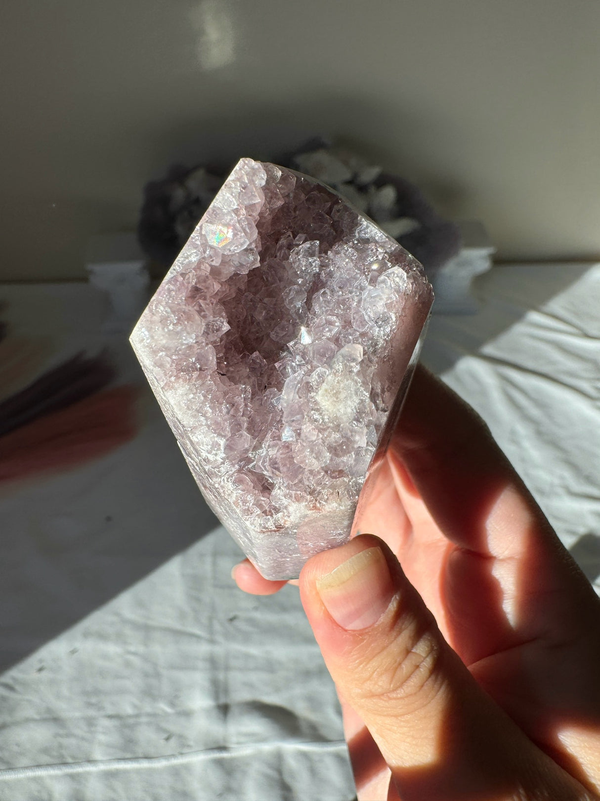 Lavender Pink Amethyst Tower