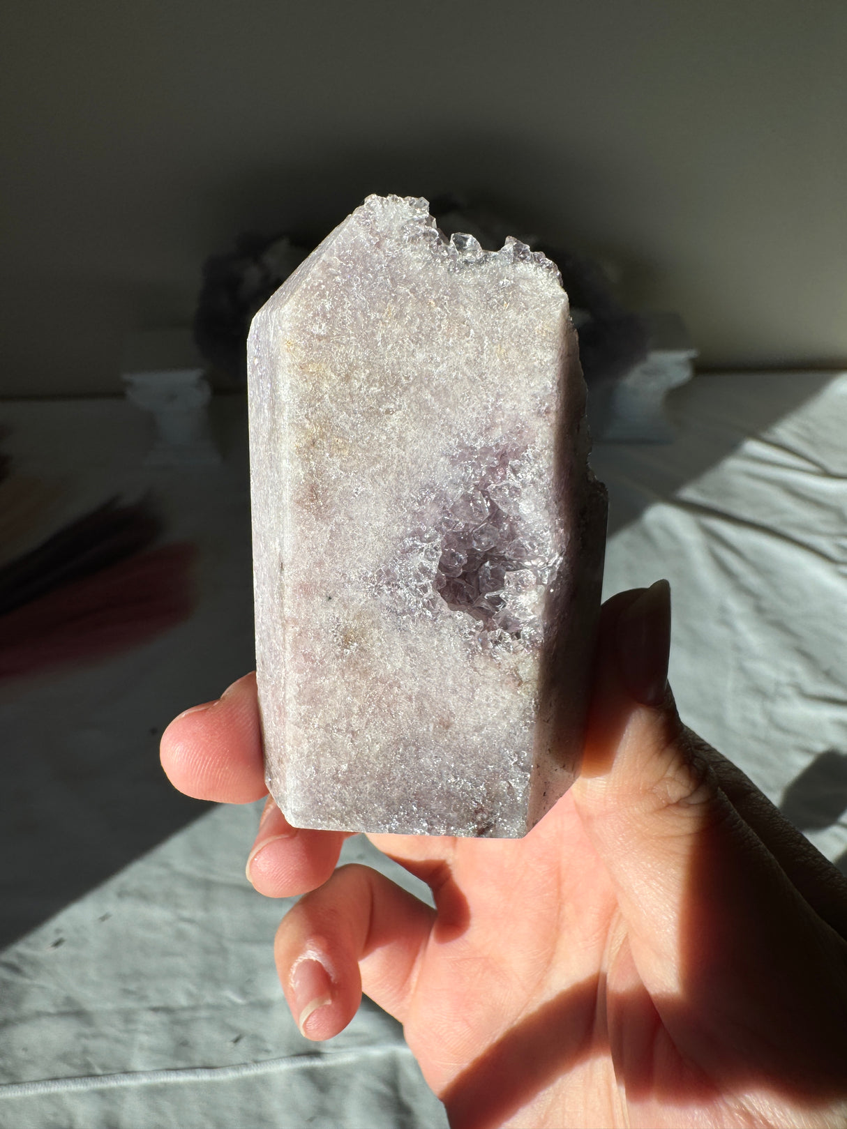 Lavender Pink Amethyst Tower