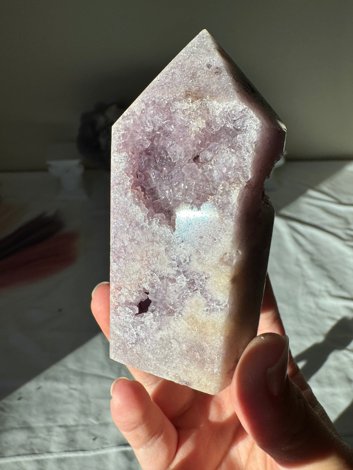 Lavender Pink Amethyst Tower