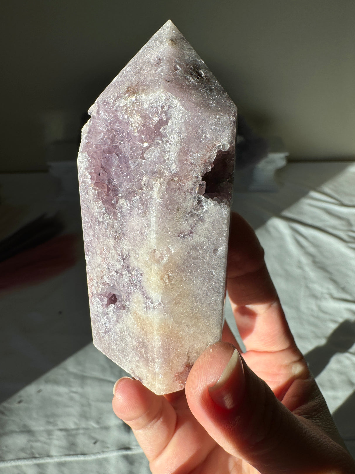 Lavender Pink Amethyst Tower