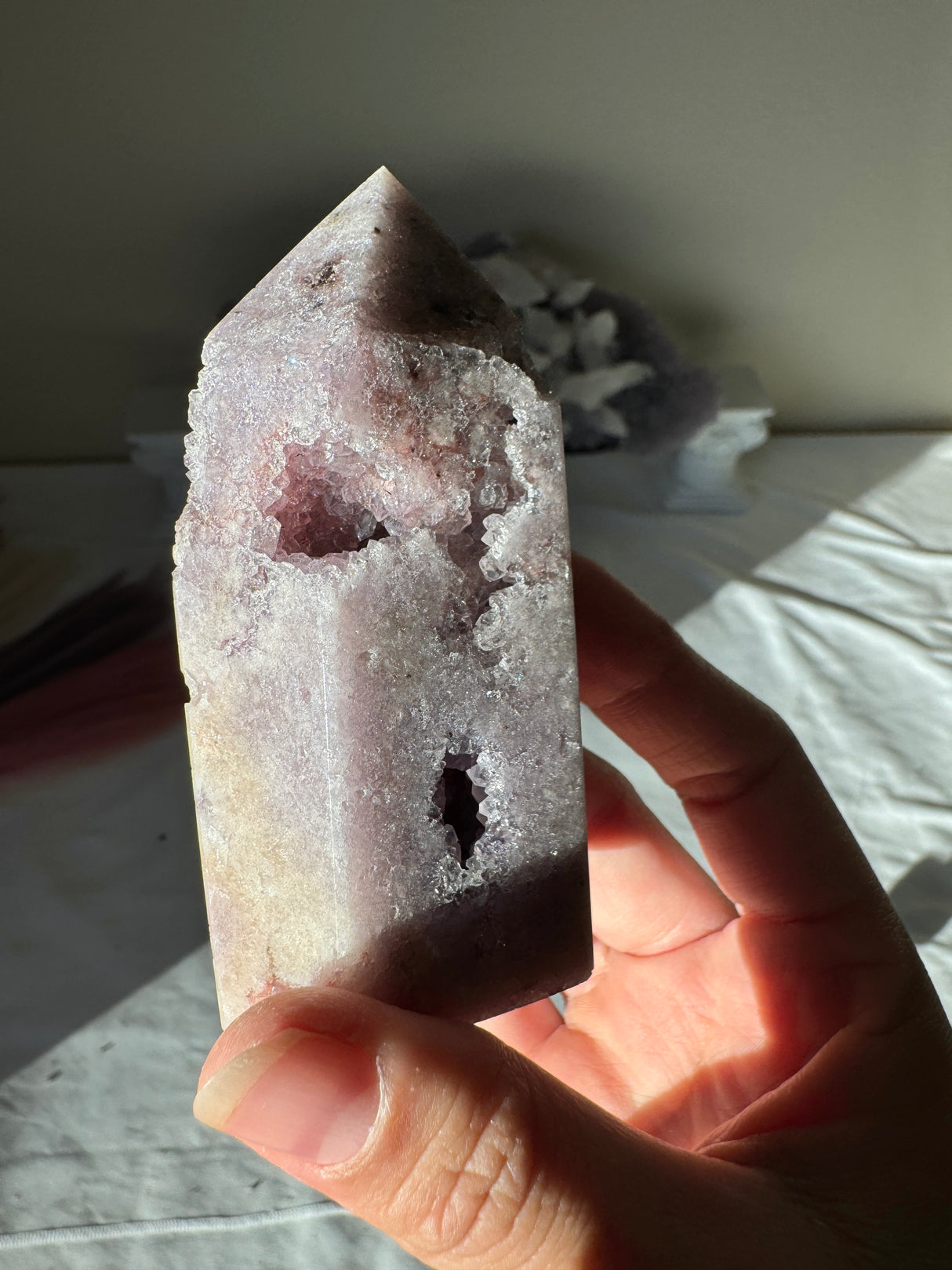 Lavender Pink Amethyst Tower