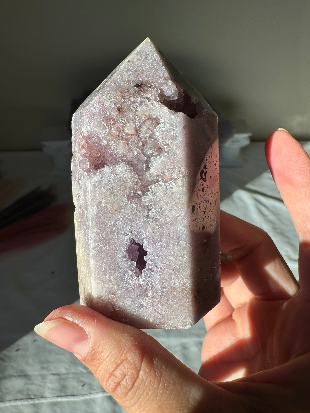 Lavender Pink Amethyst Tower