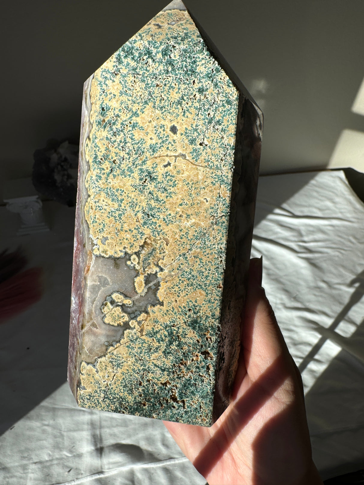 Large Purple Pink Amethyst Tower