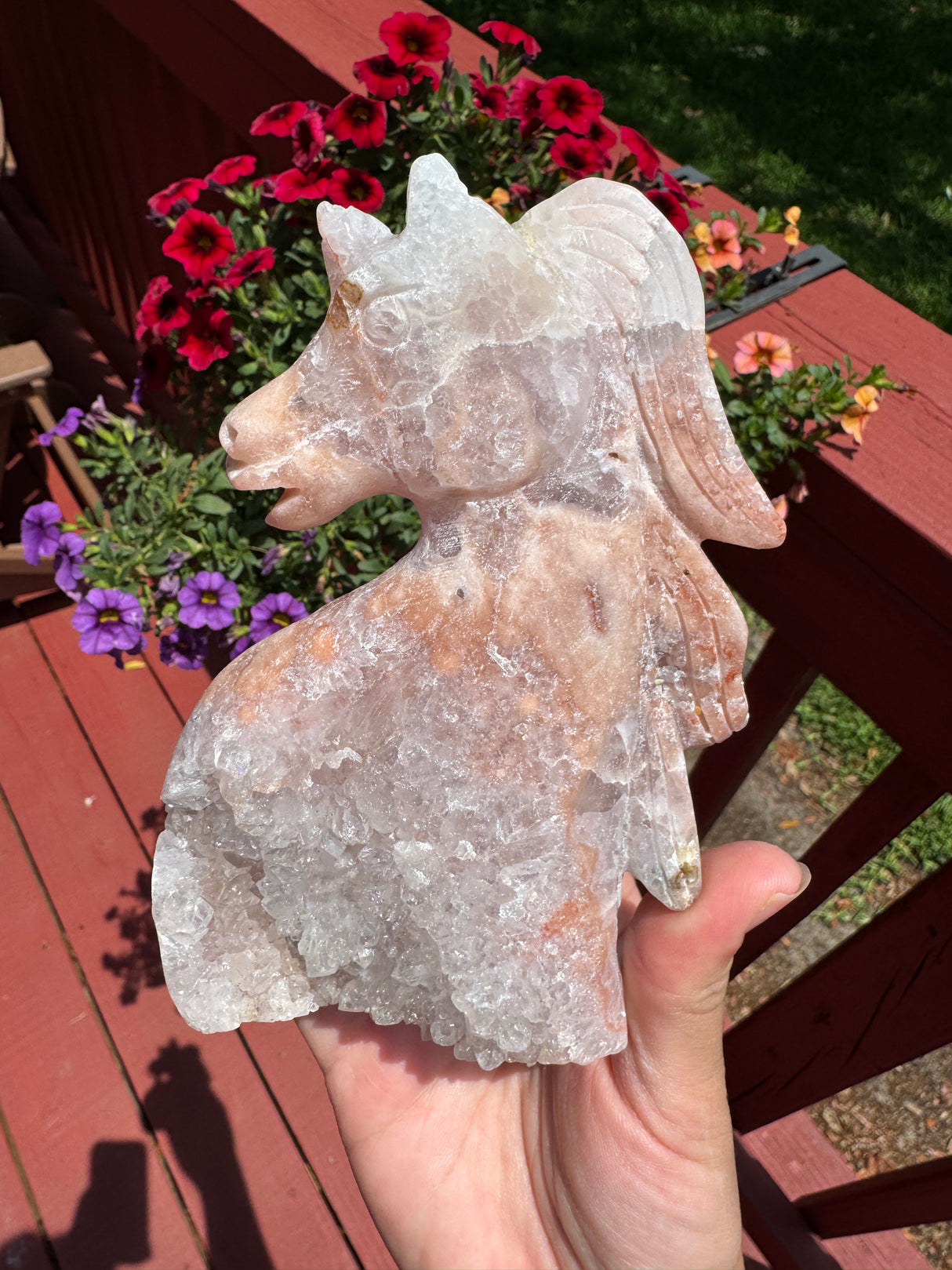 Quartzy Pink Amethyst Unicorn