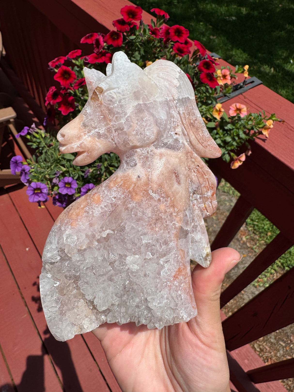 Quartzy Pink Amethyst Unicorn