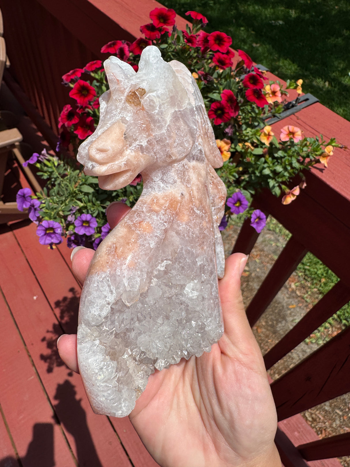 Quartzy Pink Amethyst Unicorn