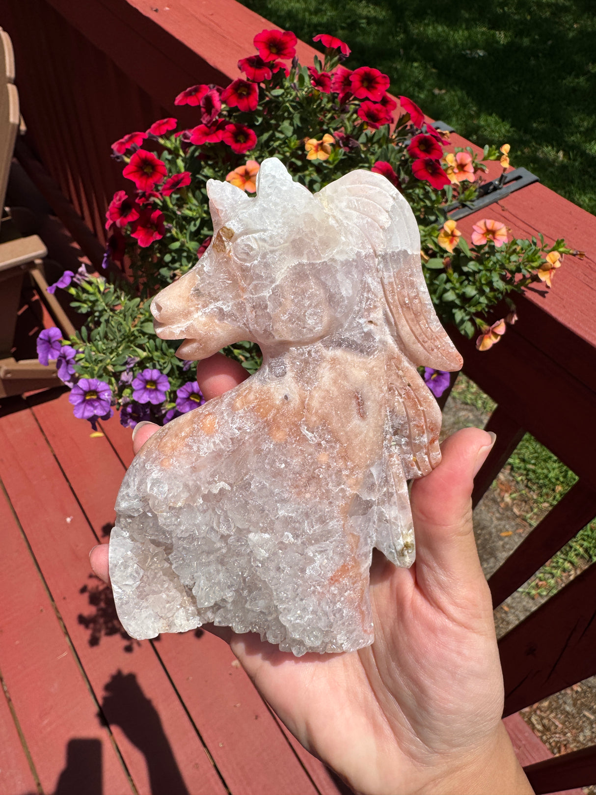 Quartzy Pink Amethyst Unicorn