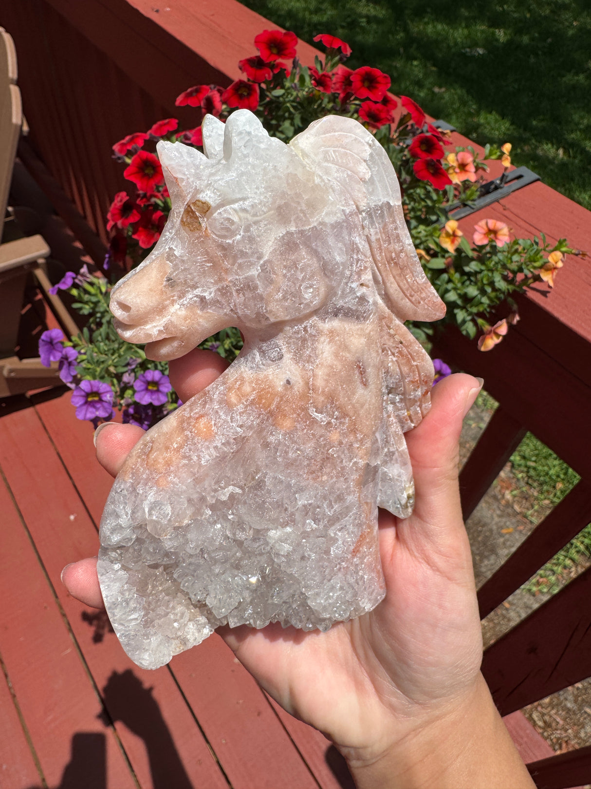 Quartzy Pink Amethyst Unicorn