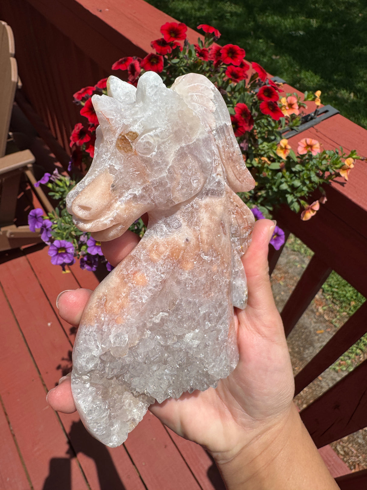 Quartzy Pink Amethyst Unicorn