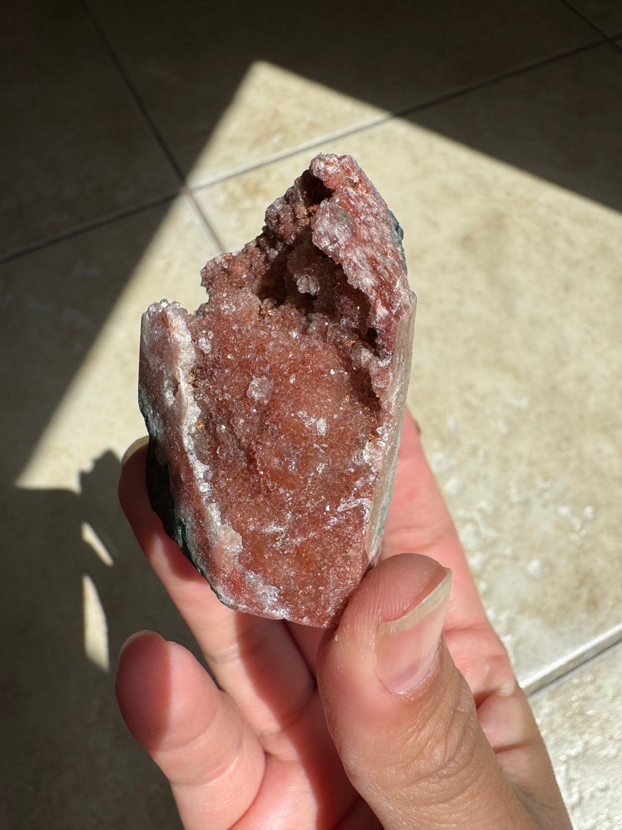 Druzy Red Pink Amethyst Tower