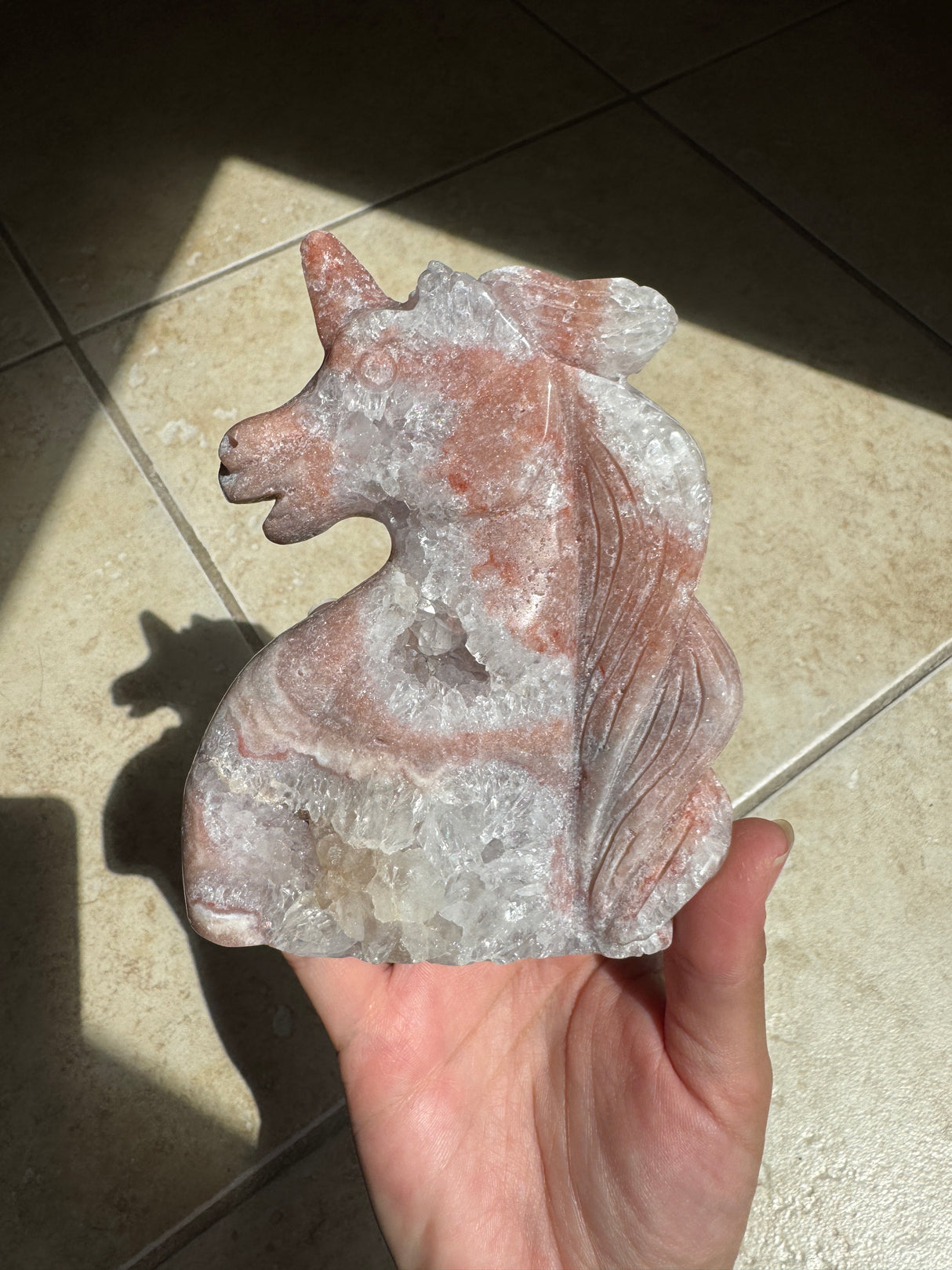 Pink Amethyst Unicorn