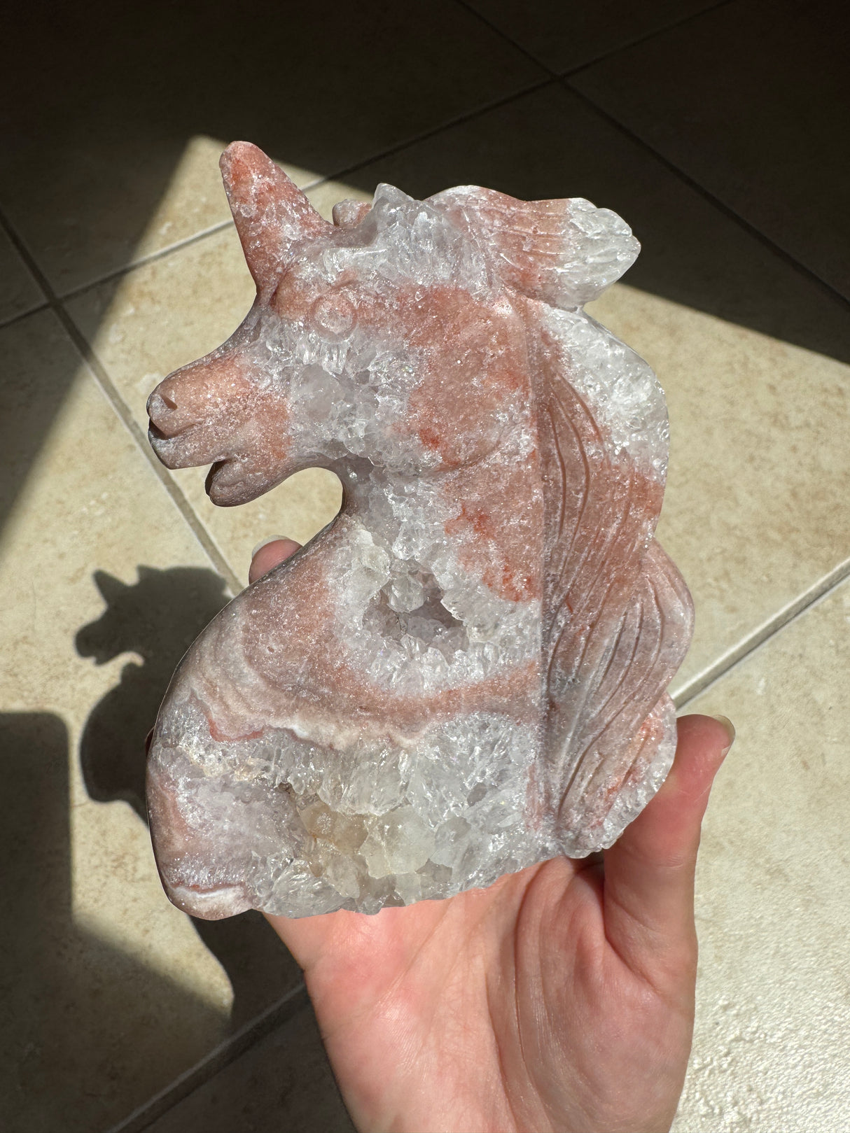 Pink Amethyst Unicorn