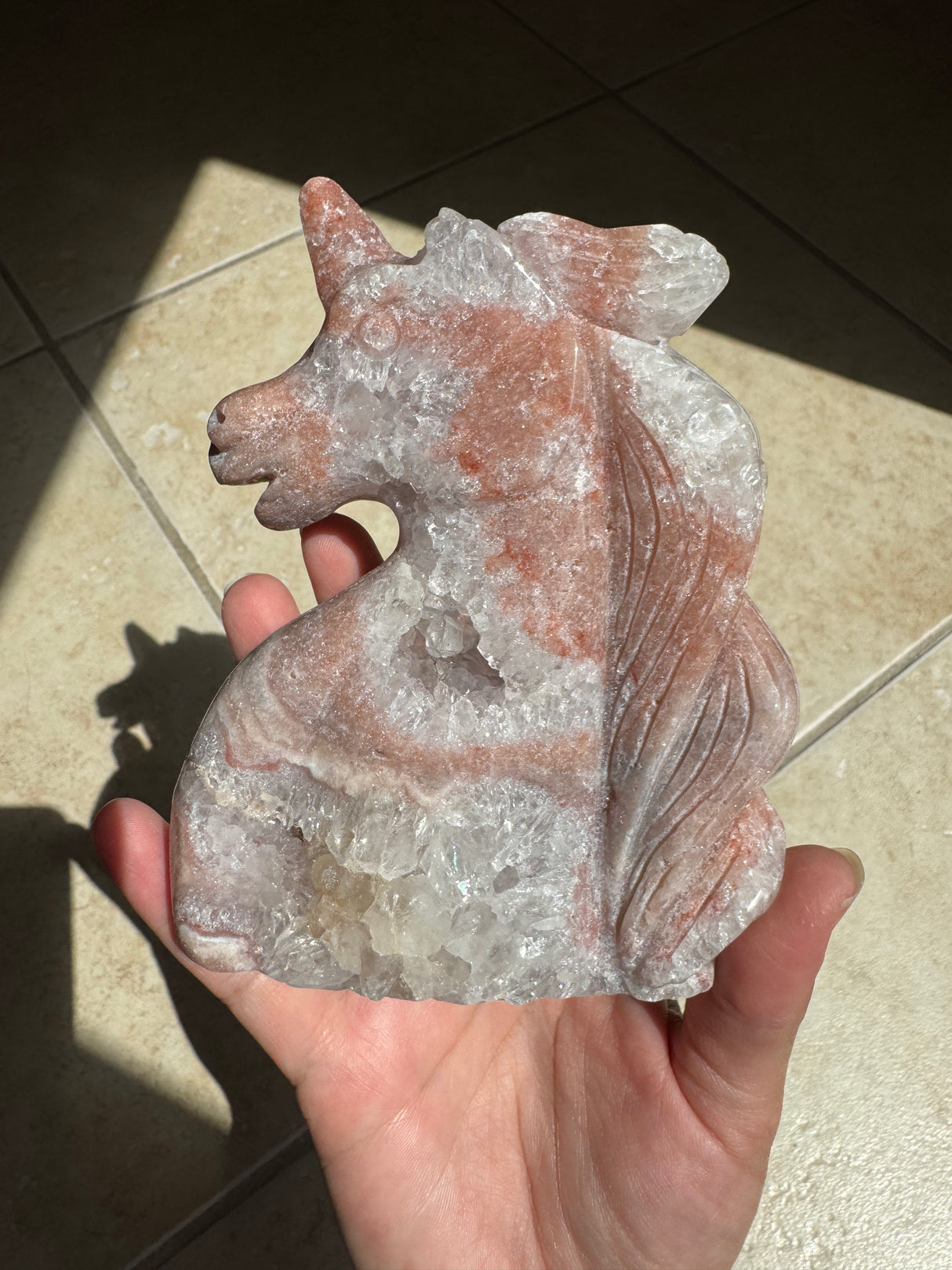 Pink Amethyst Unicorn