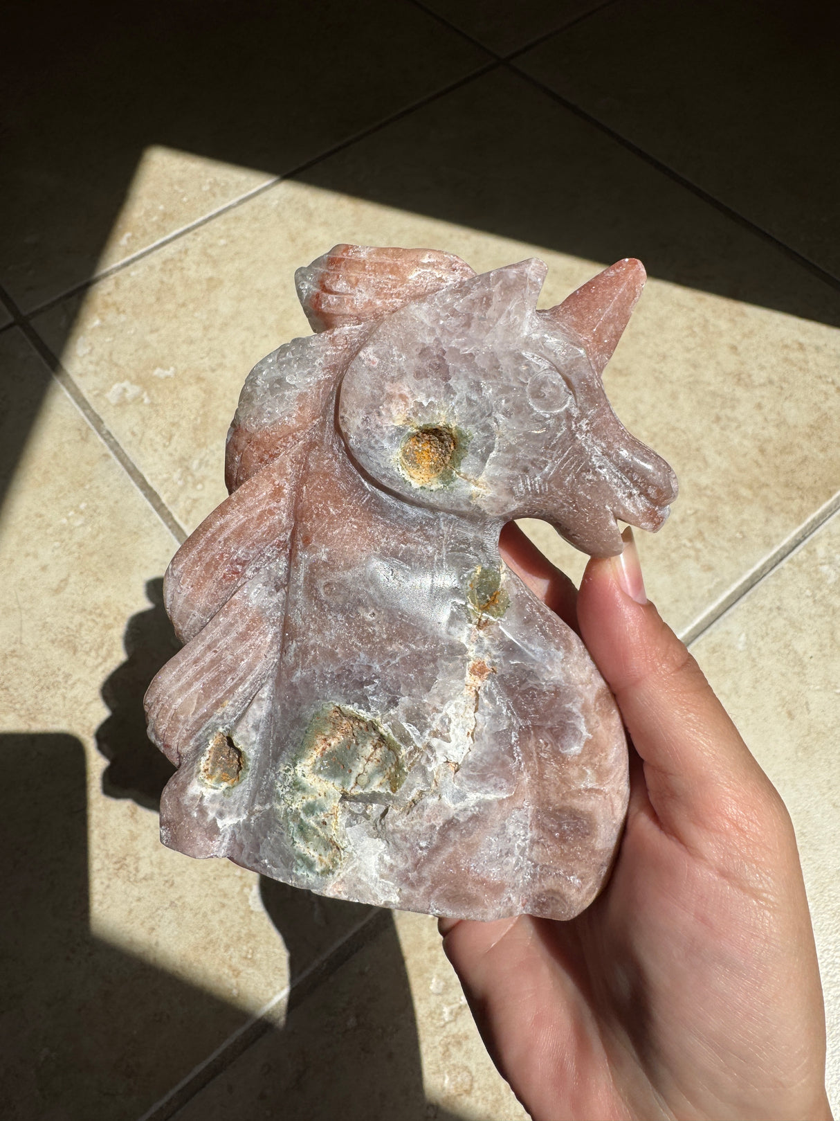 Pink Amethyst Unicorn