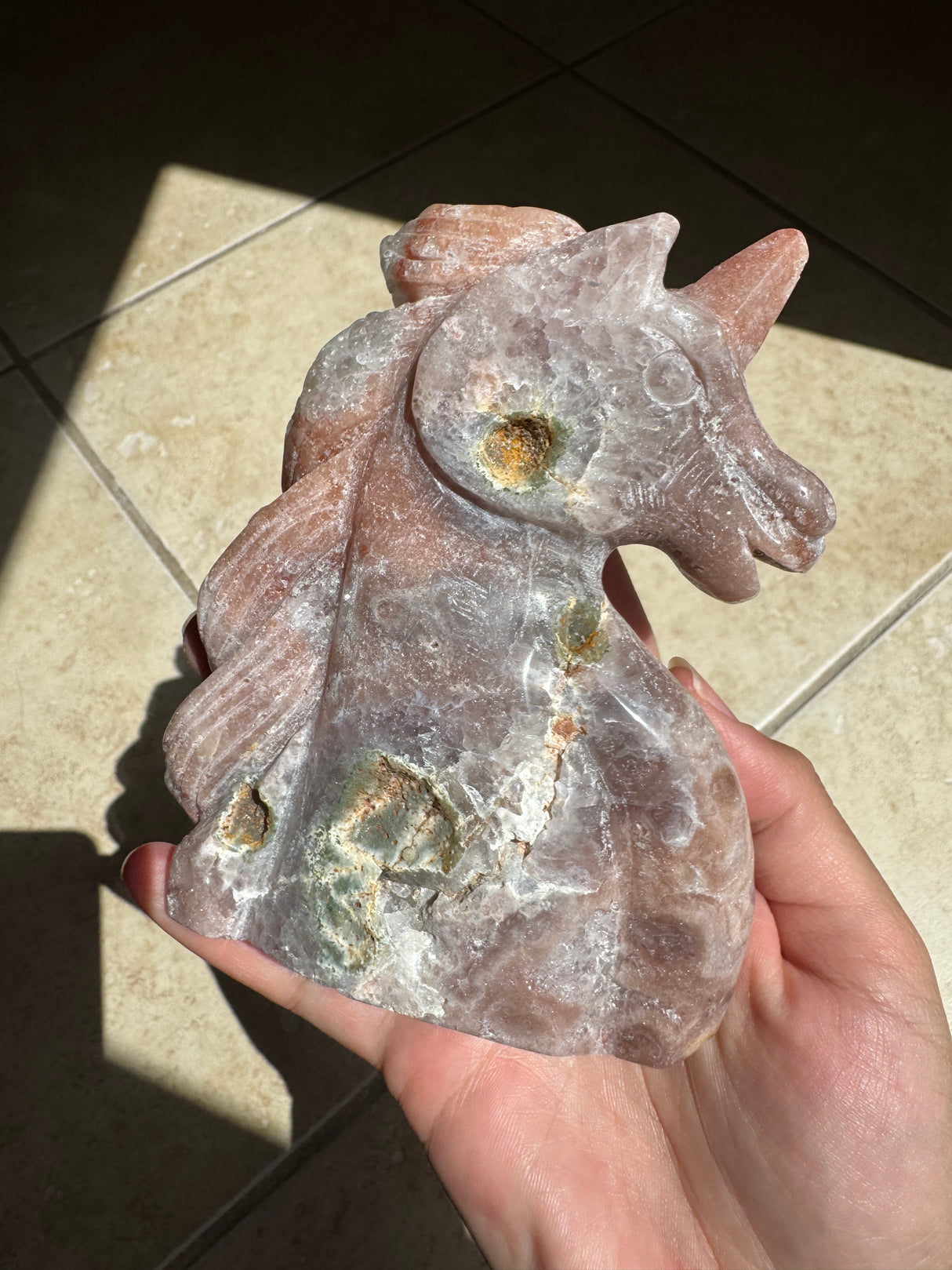 Pink Amethyst Unicorn