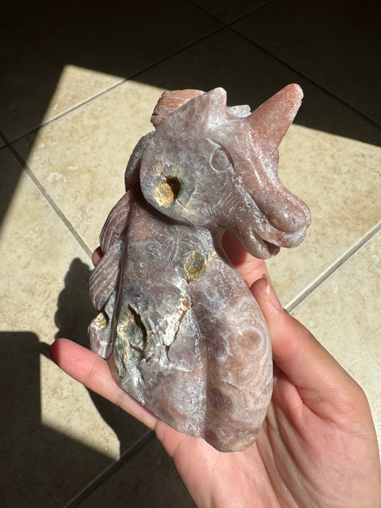 Pink Amethyst Unicorn