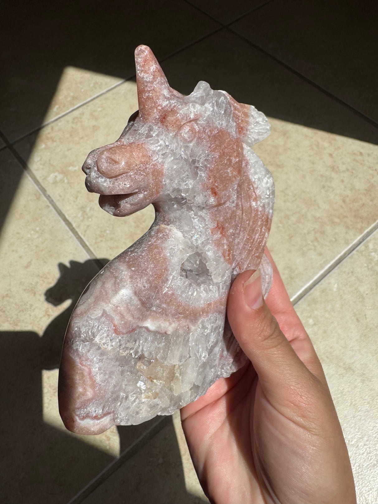 Pink Amethyst Unicorn