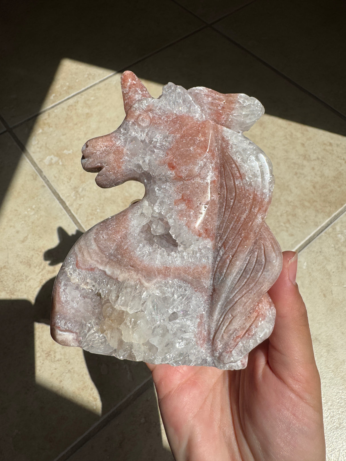 Pink Amethyst Unicorn