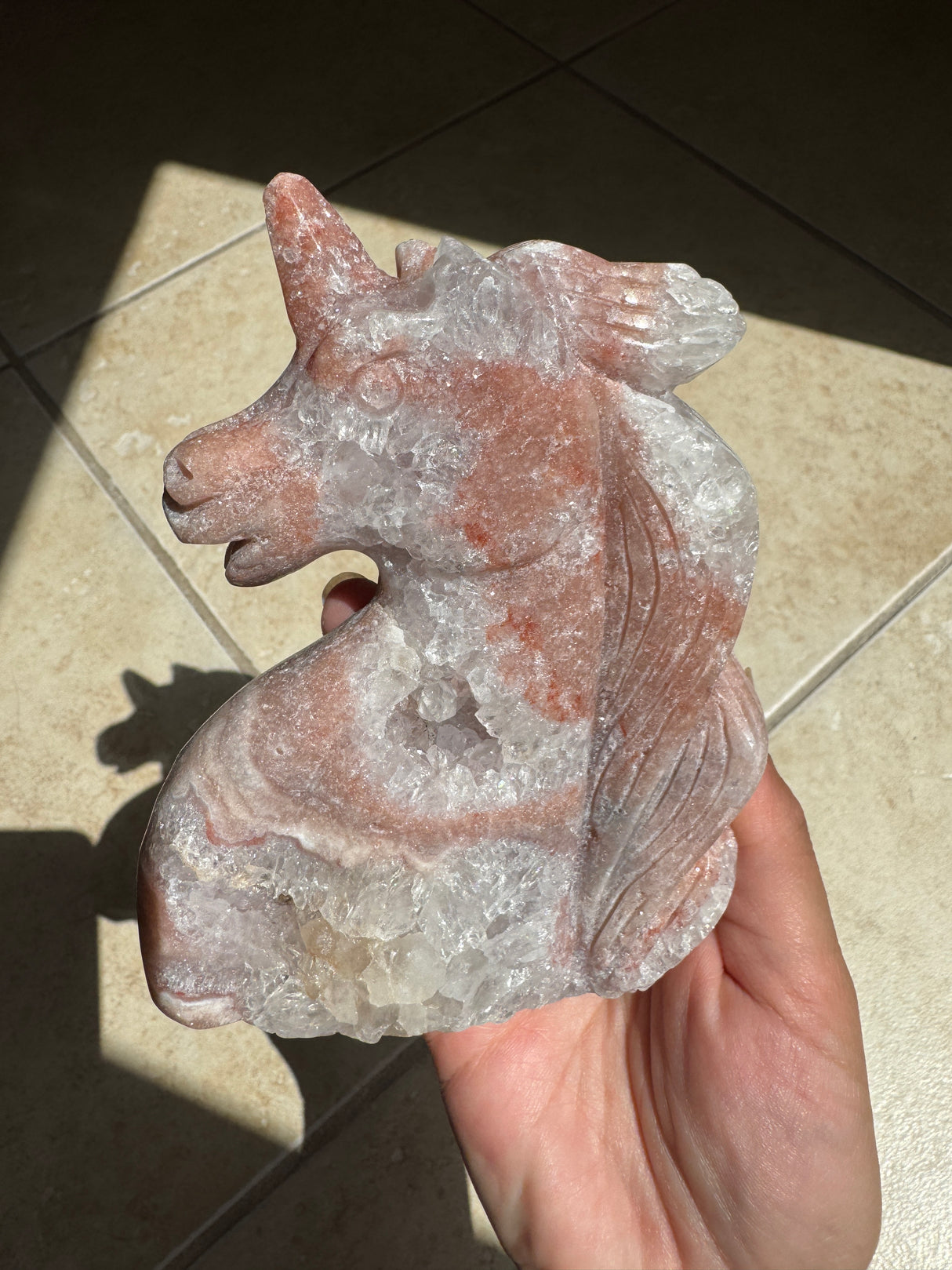 Pink Amethyst Unicorn