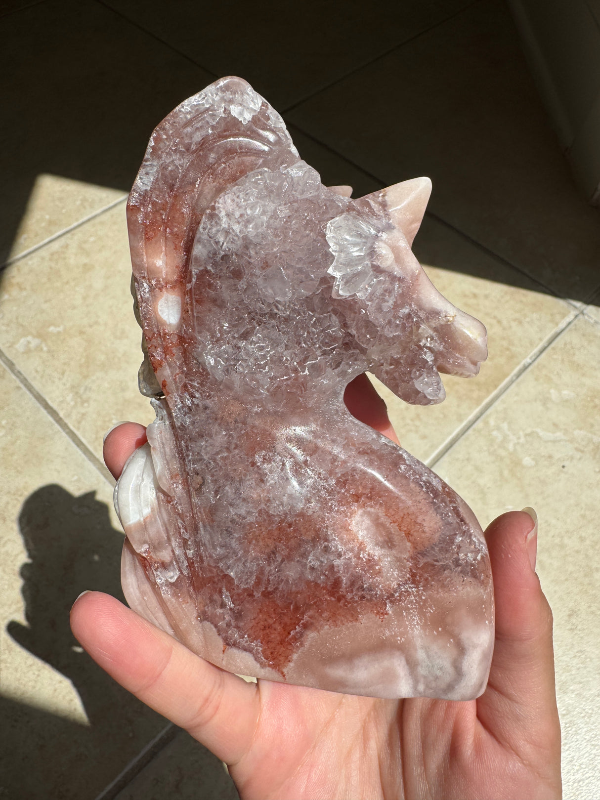 Pink Amethyst Unicorn