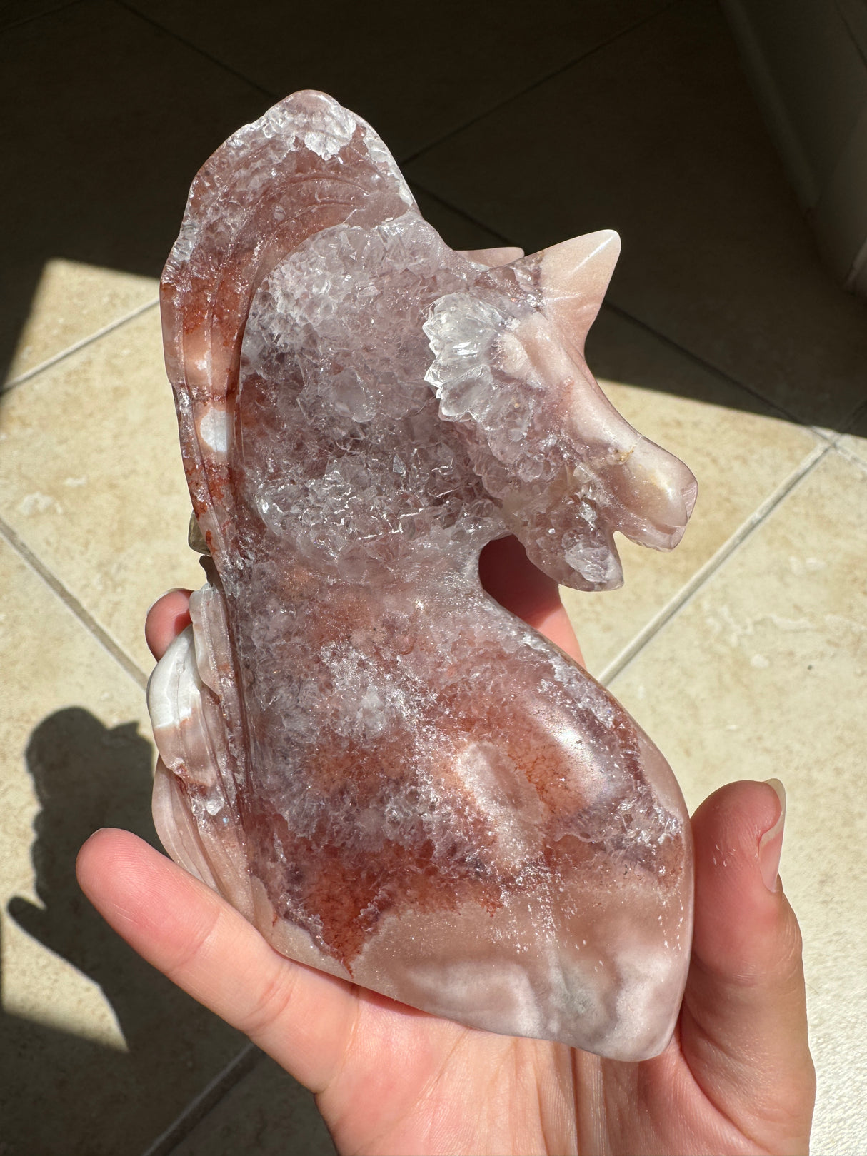 Pink Amethyst Unicorn