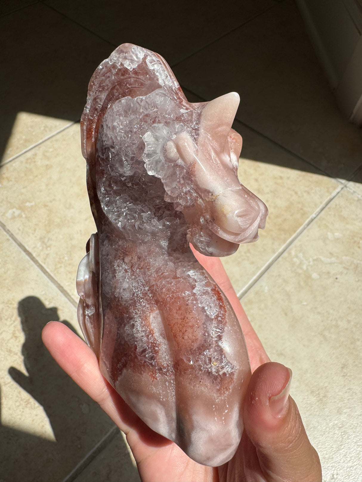 Pink Amethyst Unicorn