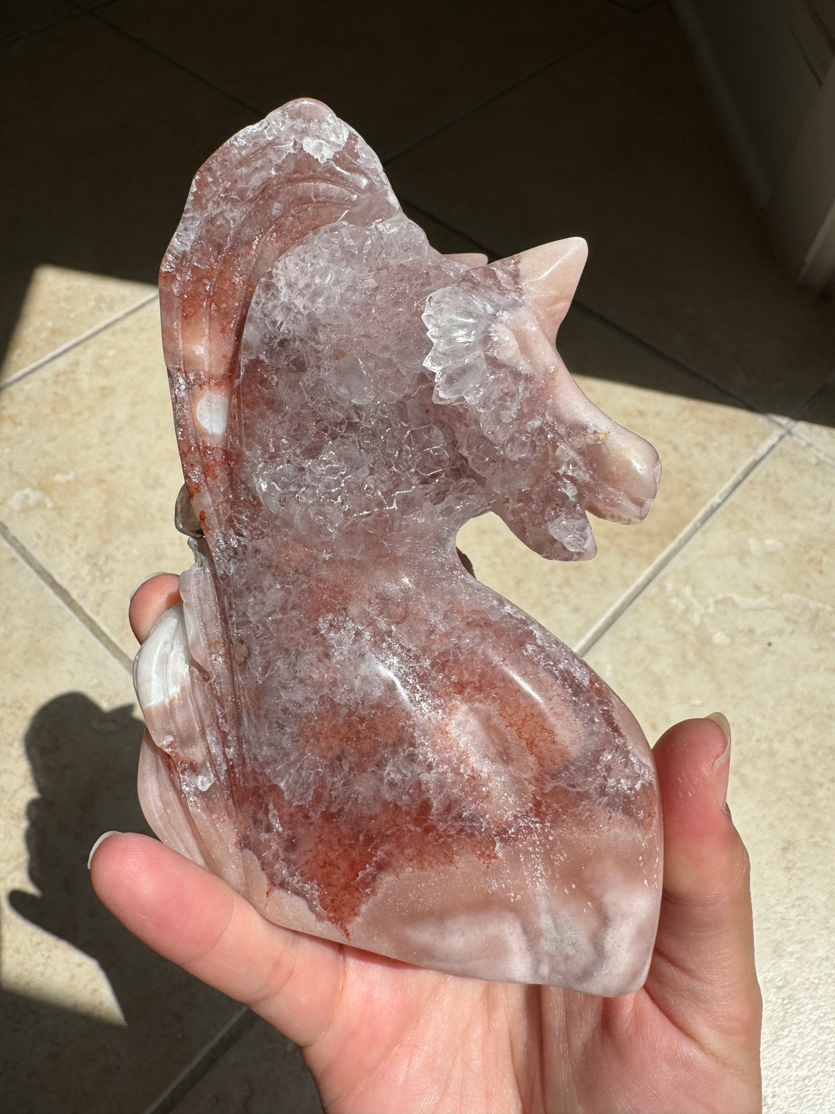 Pink Amethyst Unicorn