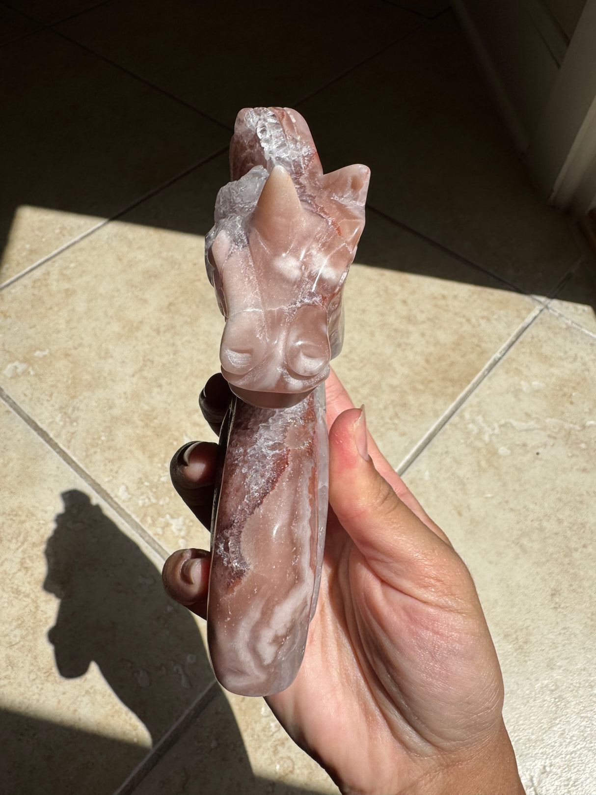 Pink Amethyst Unicorn