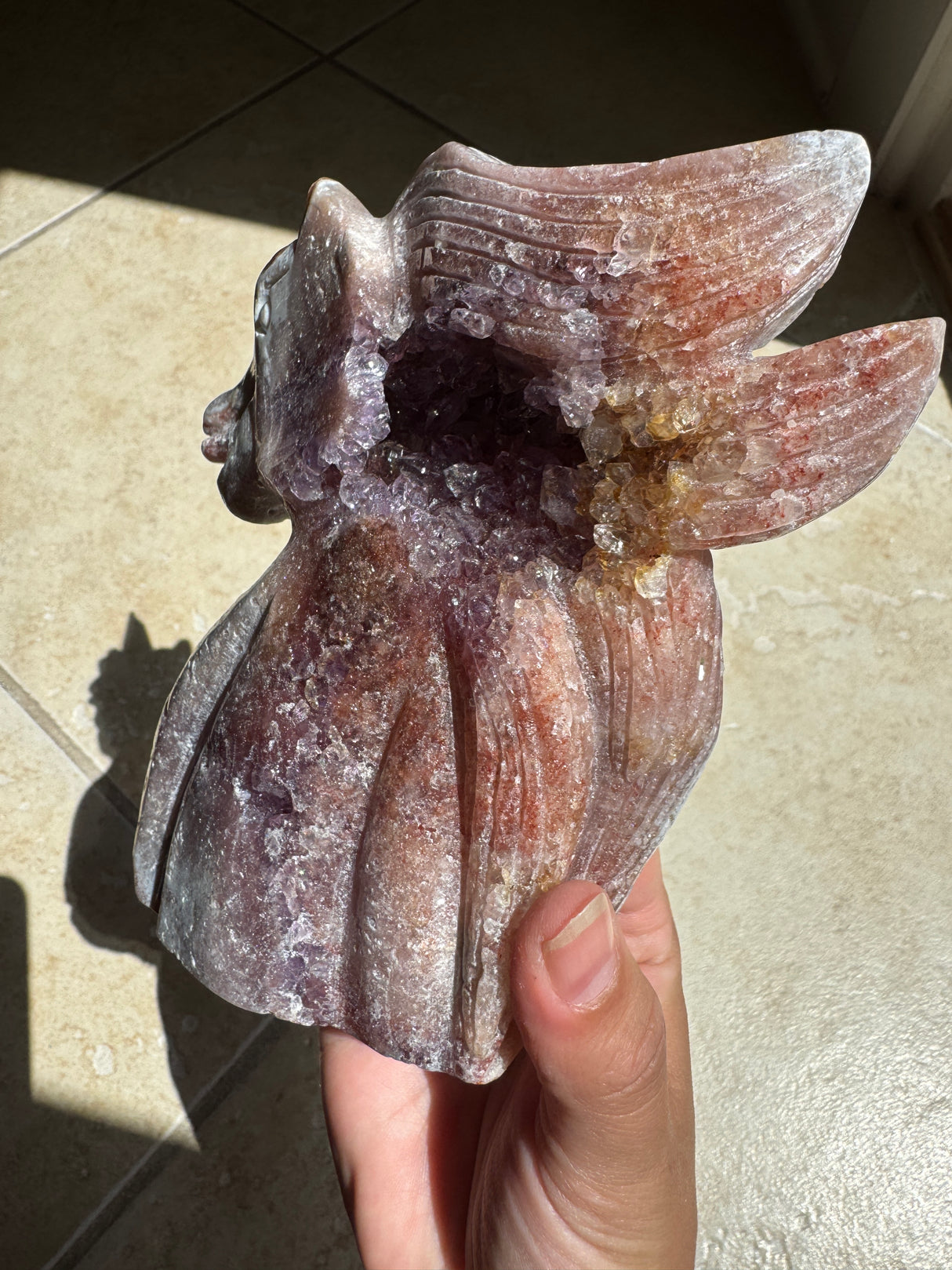 Lavender Pink Amethyst Unicorn