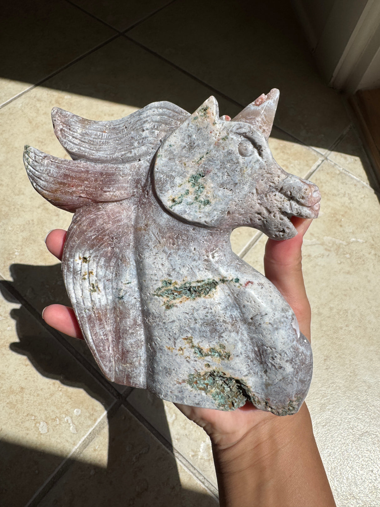 Lavender Pink Amethyst Unicorn