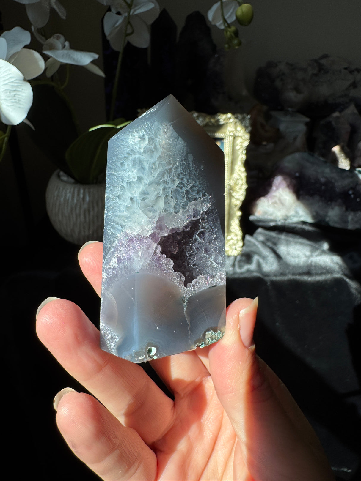 Amethyst Agate Tower