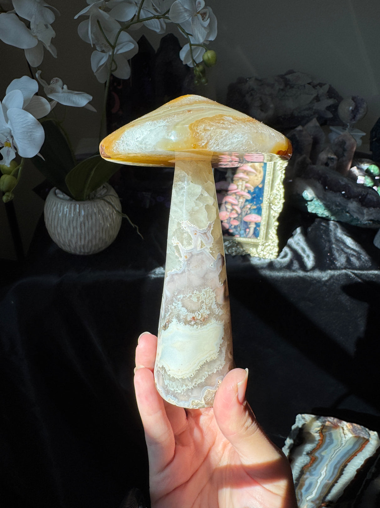 Agate Mushroom (imperfect)