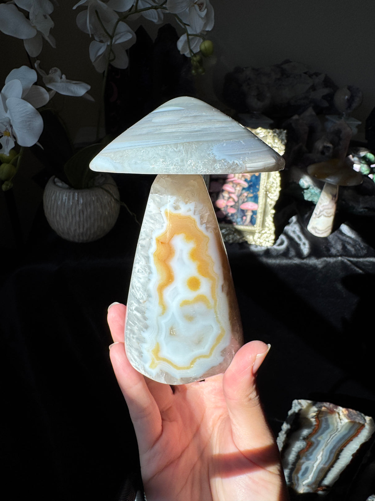 Agate Mushroom (imperfect)