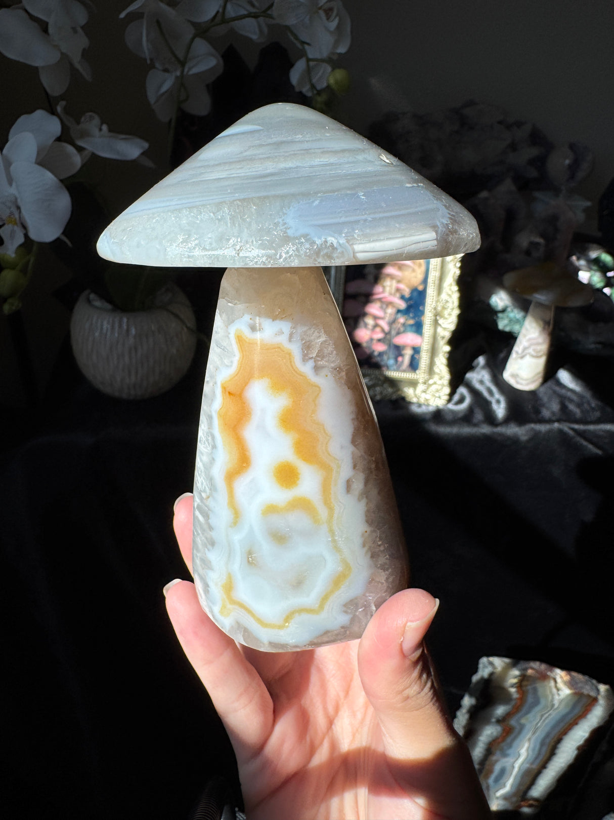 Agate Mushroom (imperfect)