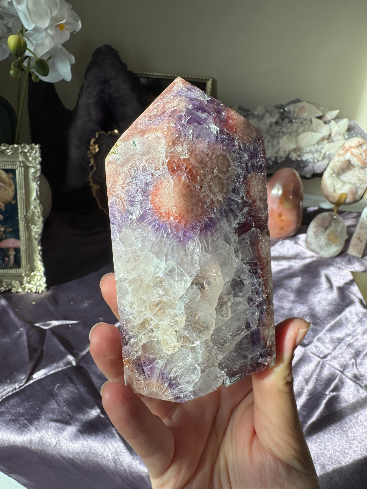 HQ Pink Amethyst Tower