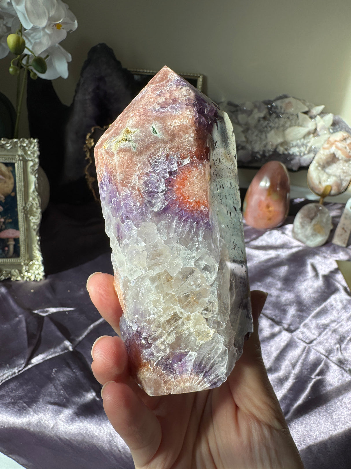 HQ Pink Amethyst Tower