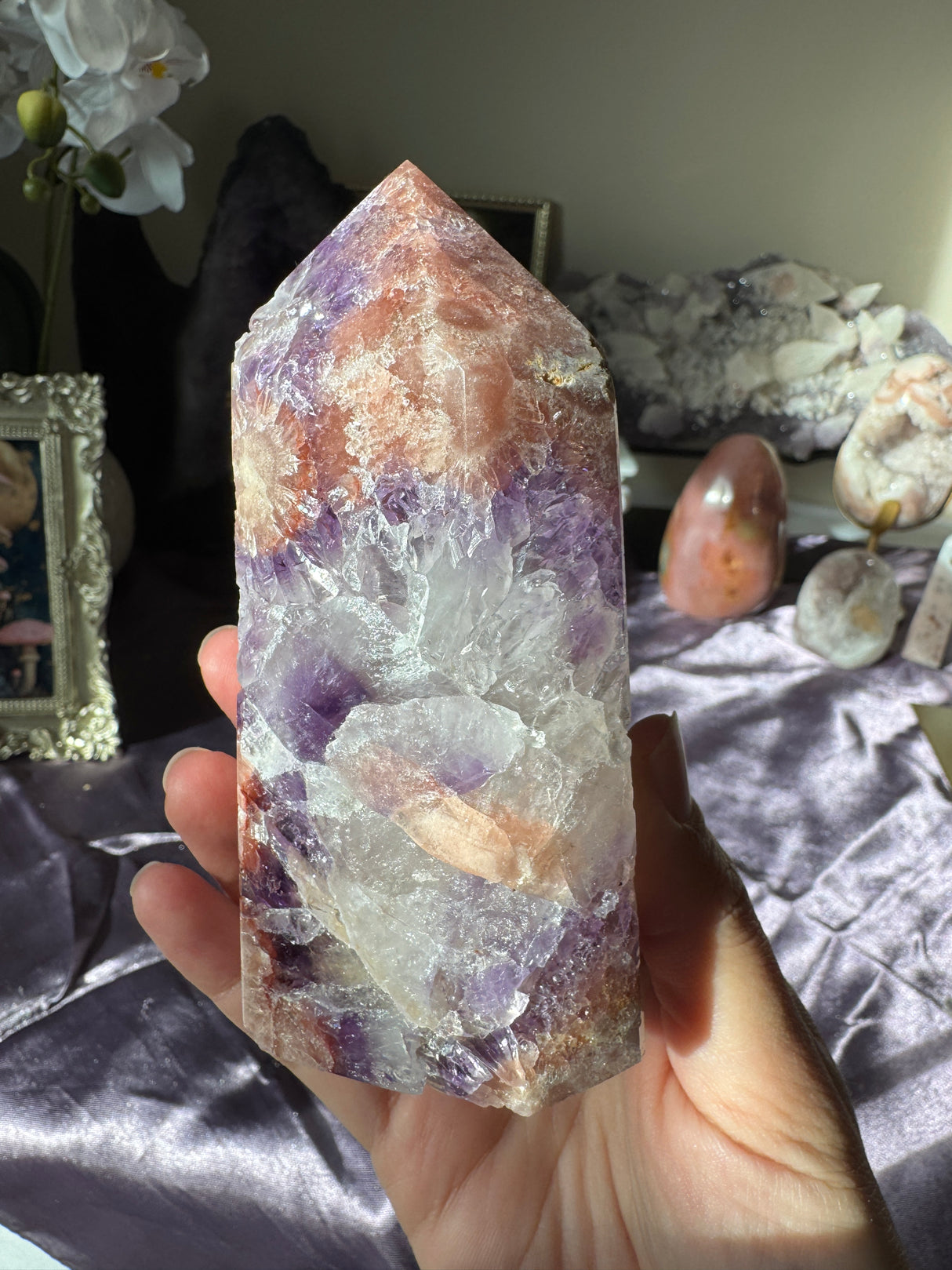 HQ Pink Amethyst Tower