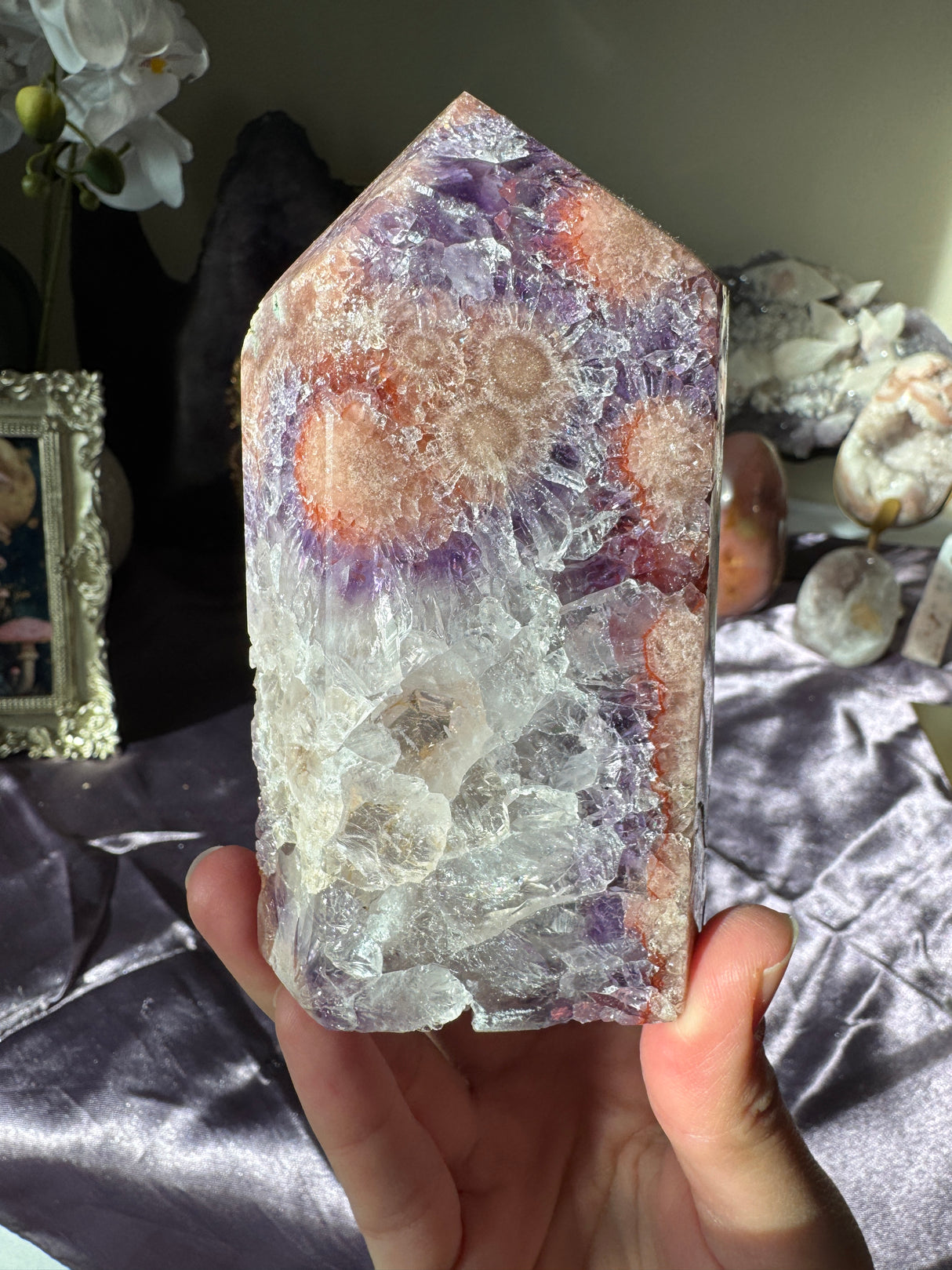 HQ Pink Amethyst Tower