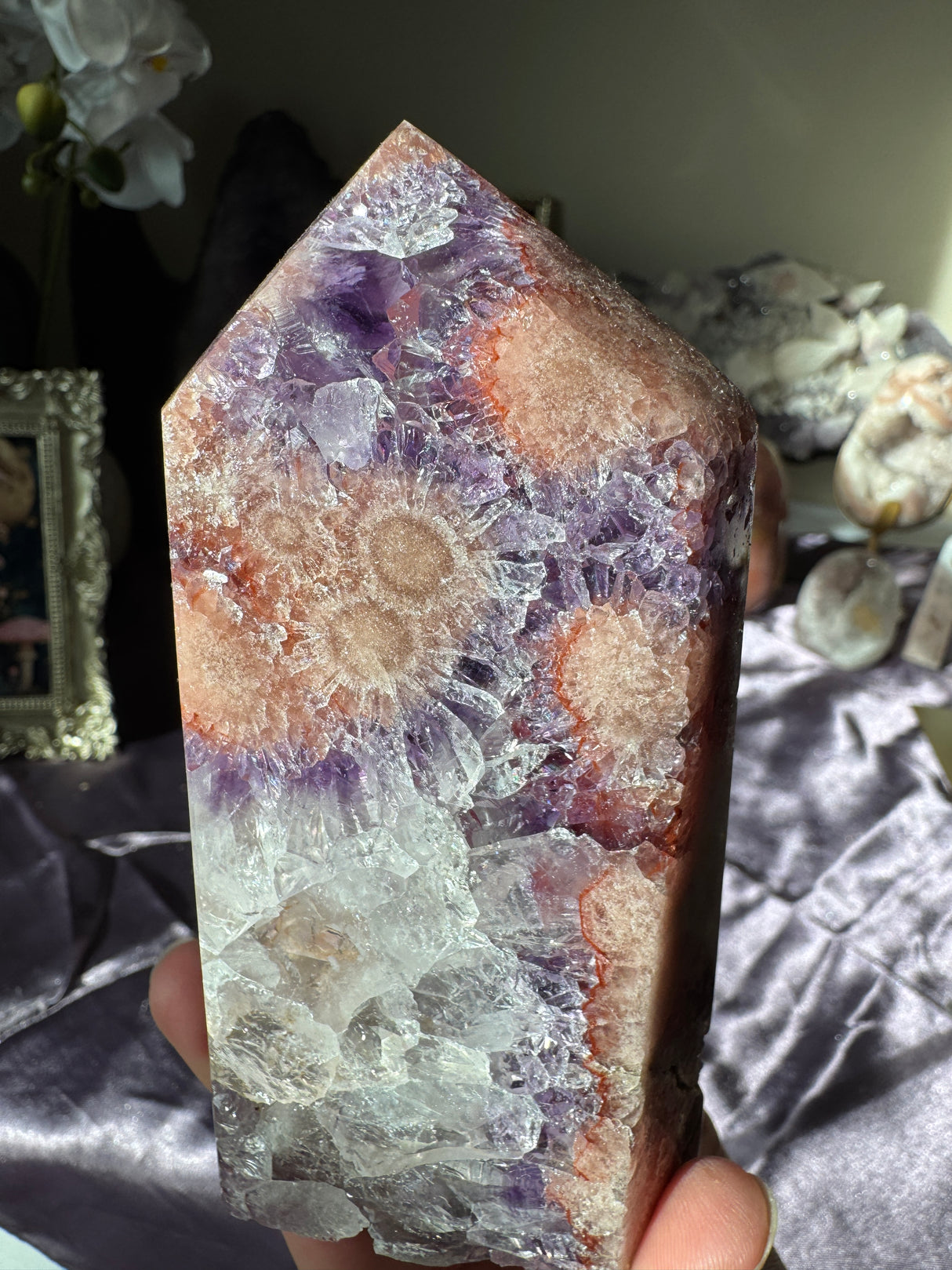 HQ Pink Amethyst Tower