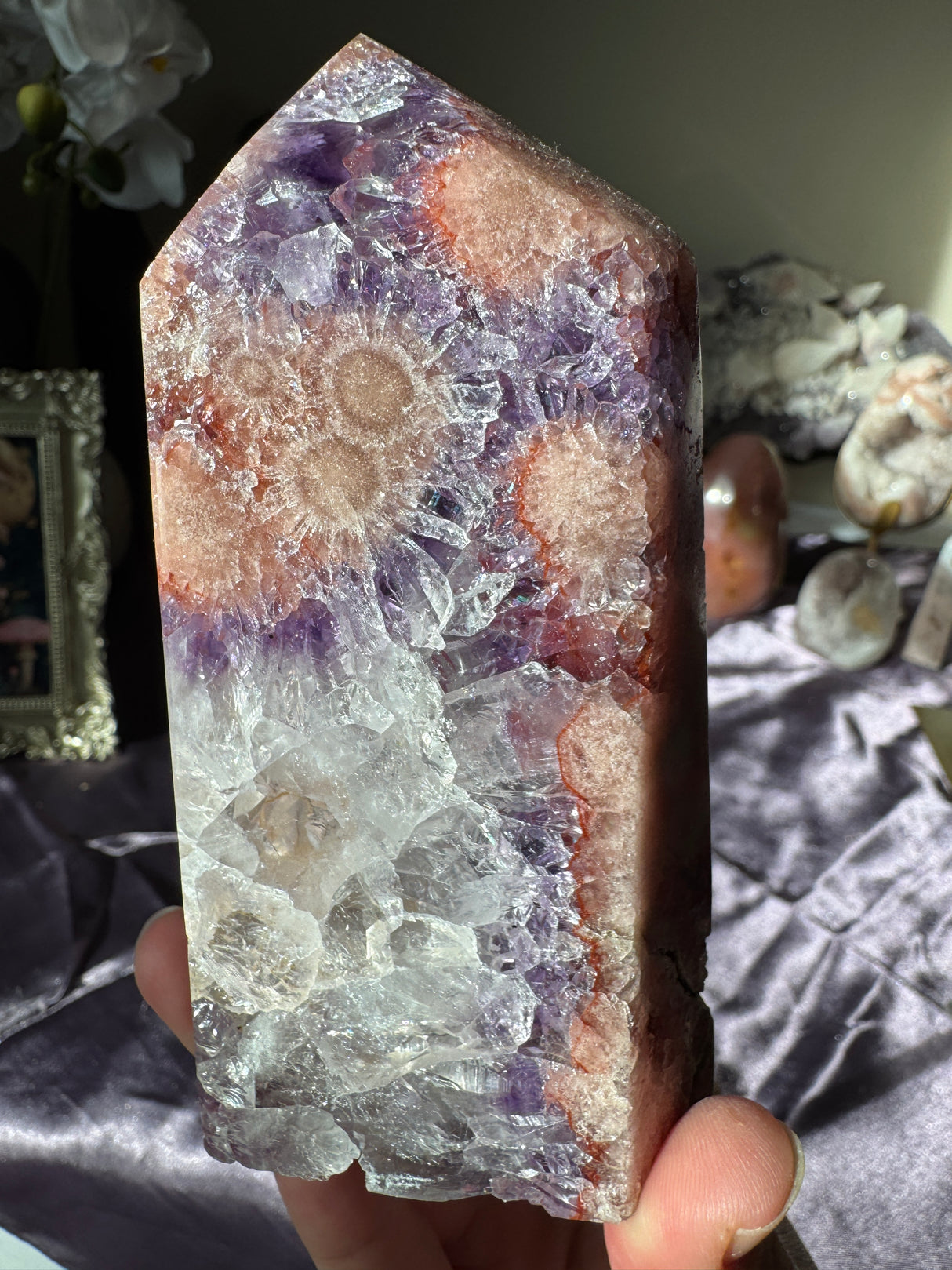 HQ Pink Amethyst Tower