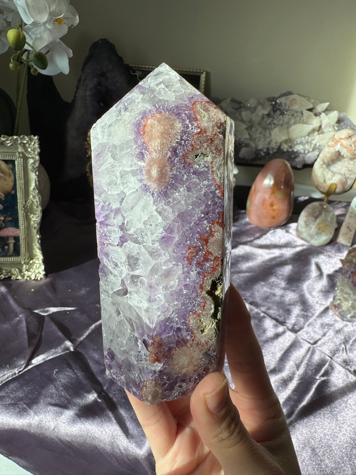 HQ Pink Amethyst Tower