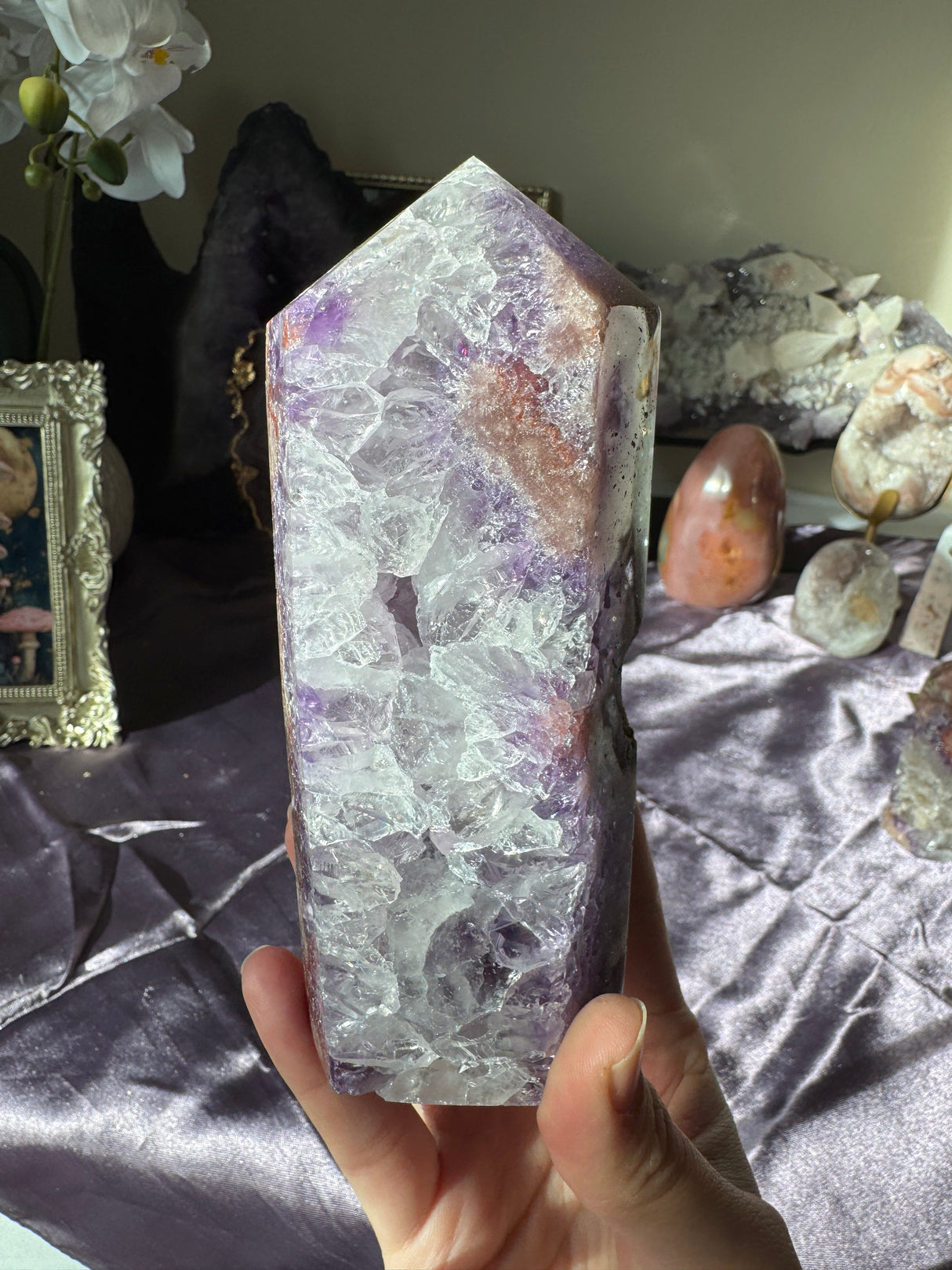 HQ Pink Amethyst Tower